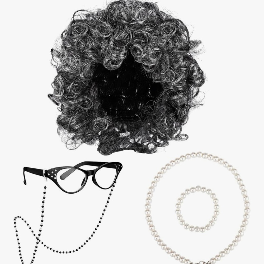 Wig with accessories